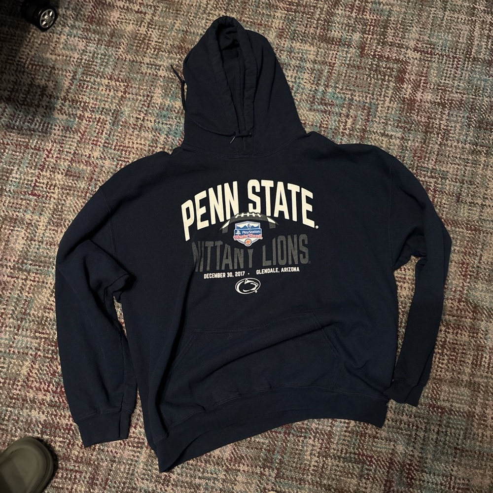 Blue 84 Dark Blue Graphic Hoodie